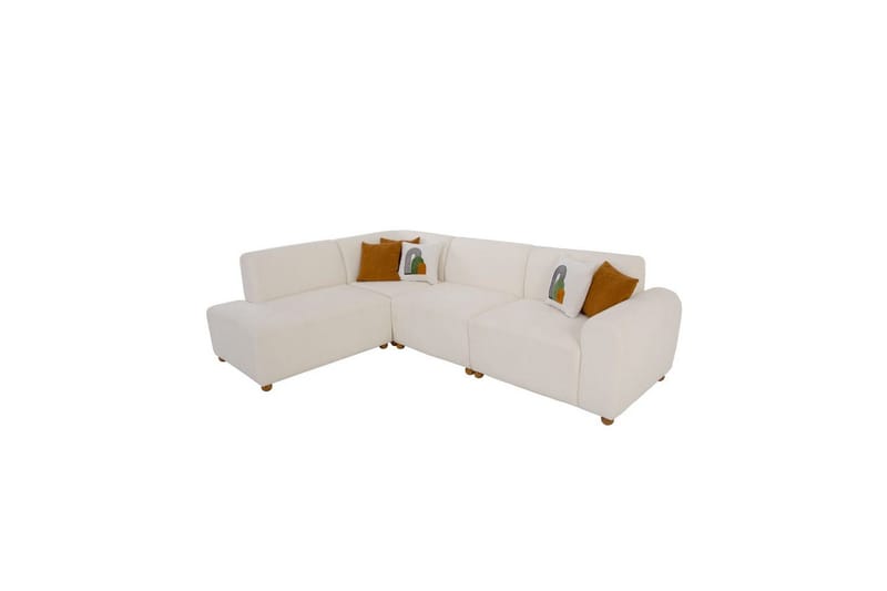 Rynvar Soffa med Schäslong 4-sits - Vit - Möbler - Soffa - Modulsoffor - Komplett modulsoffa