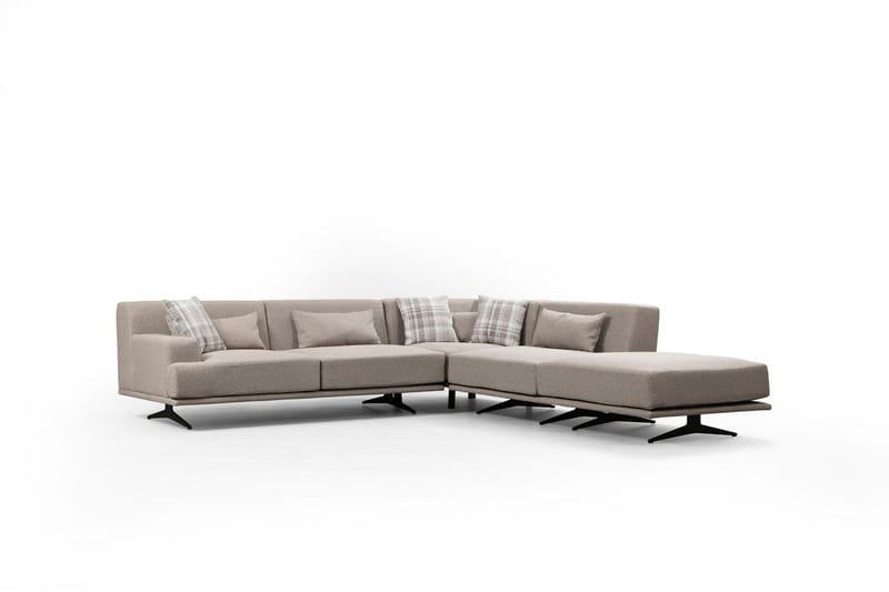 Sanroman Divansoffa - Beige - Möbler - Soffa - Divansoffor & schäslongsoffa