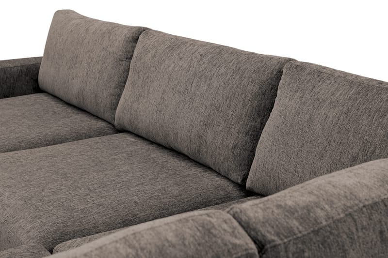 Scandi Djup 4-sits Soffa med Schäslong Höger i Chenille - Grå - Möbler - Soffa - Divansoffor & schäslongsoffa