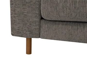 Scandi Djup 4-sits Soffa med Schäslong Höger i Chenille - Grå - Möbler - Soffa - Divansoffor & schäslongsoffa