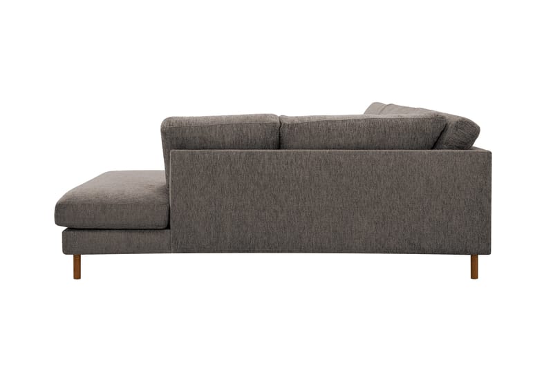 Scandi Djup 4-sits Soffa med Schäslong Höger i Chenille - Grå - Möbler - Soffa - Divansoffor & schäslongsoffa