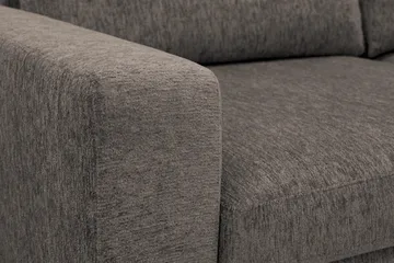 Scandi Djup 4-sits Soffa med Schäslong Höger i Chenille - Grå - Möbler - Soffa - Divansoffor & schäslongsoffa