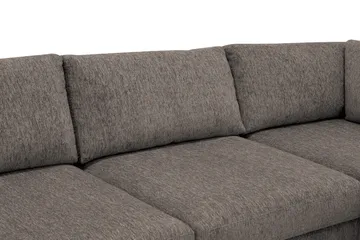 Scandi Djup 4-sits Soffa med Schäslong Höger i Chenille - Grå - Möbler - Soffa - Divansoffor & schäslongsoffa