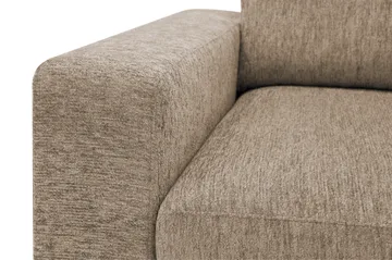 Scandi Djup 4-sits Soffa med Schäslong Höger i Chenille - Mörkbeige - Möbler - Soffa - Divansoffor & schäslongsoffa