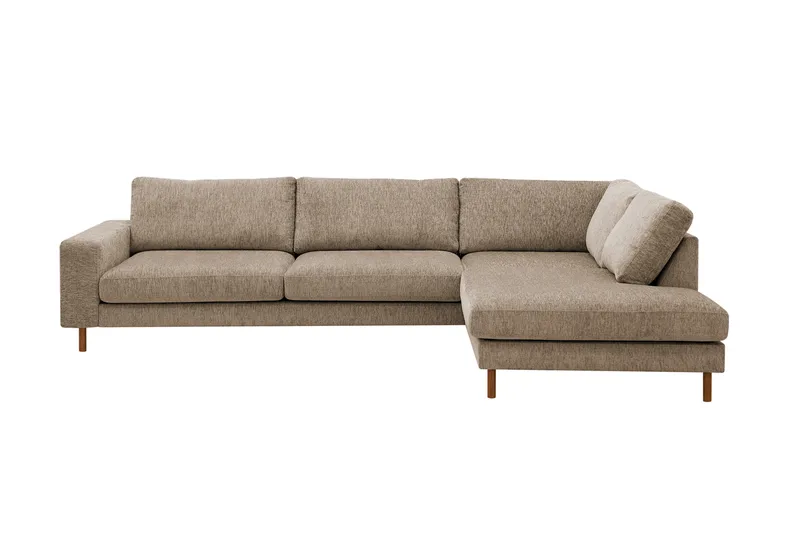 Scandi Djup 4-sits Soffa med Schäslong Höger i Sammet, undefined