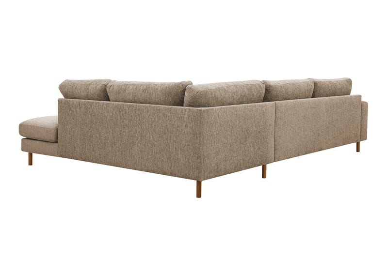 Scandi Djup 4-sits Soffa med Schäslong Höger i Sammet - Möbler - Soffa - Divansoffor & schäslongsoffa