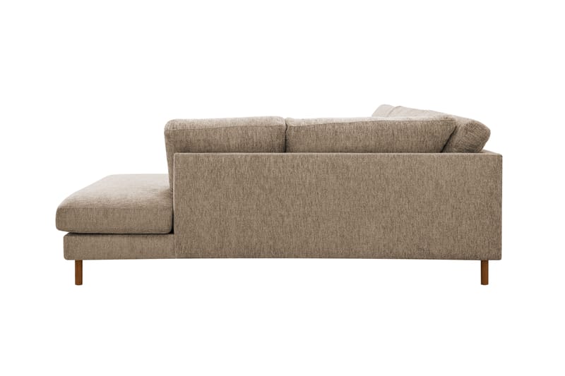 Scandi Djup 4-sits Soffa med Schäslong Höger i Sammet - Möbler - Soffa - Divansoffor & schäslongsoffa