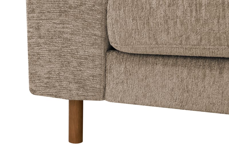 Scandi Djup 4-sits Soffa med Schäslong Höger i Sammet - Möbler - Soffa - Divansoffor & schäslongsoffa