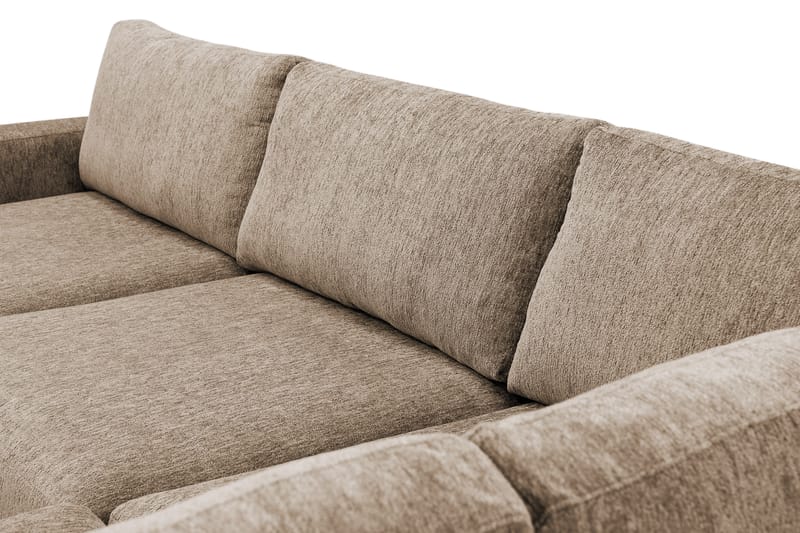 Scandi Djup 4-sits Soffa med Schäslong Höger i Sammet - Möbler - Soffa - Divansoffor & schäslongsoffa