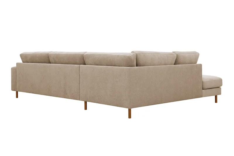 Scandi Djup 4-sits Soffa med Schäslong Vänster i Tyg - Möbler - Soffa - Divansoffor & schäslongsoffa