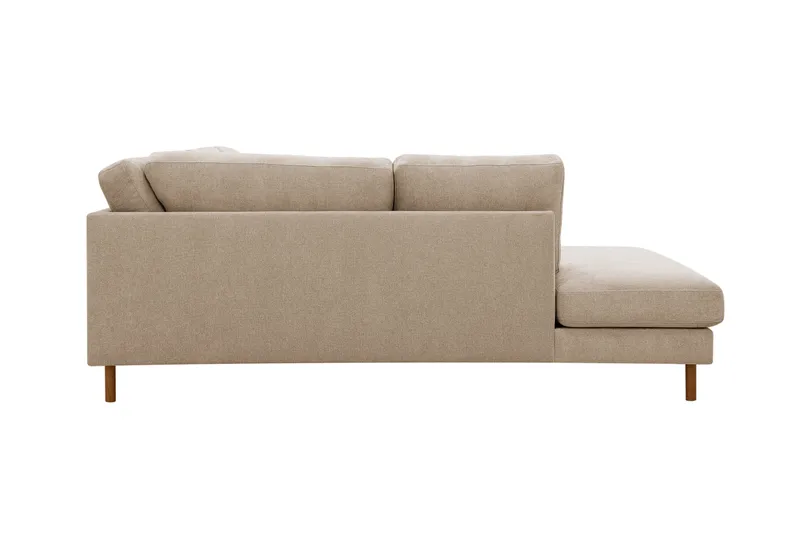 Scandi Djup 4-sits Soffa med Schäslong Vänster i Tyg - Möbler - Soffa - Divansoffor & schäslongsoffa