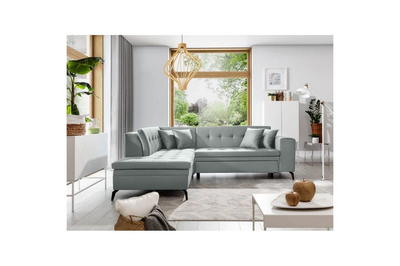Sektion Eltap Lanvin 260x210x93 cm - Savoi 100, Grå, Vänster - Möbler - Soffa - Divansoffor & schäslongsoffa