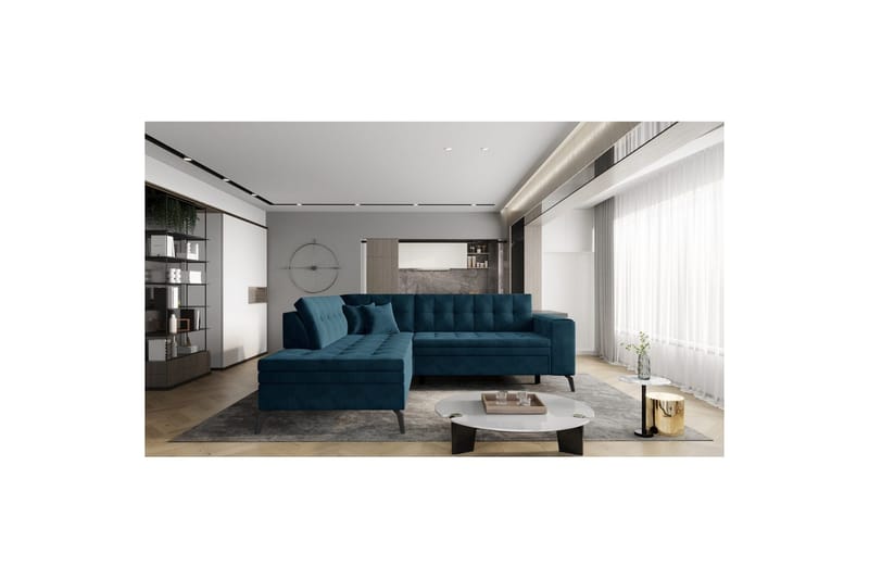 Sektion Eltap Lanvin 260x210x93 cm - Velvetmat 40, Vänster - Möbler - Soffa - Divansoffor & schäslongsoffa