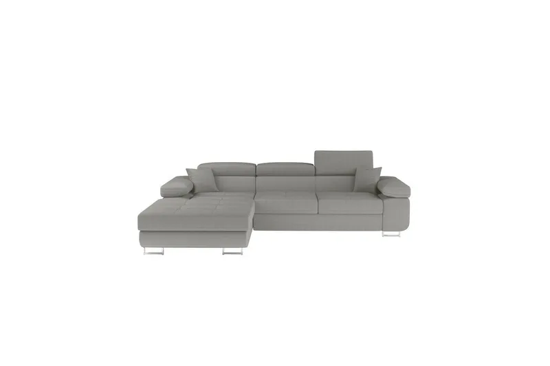 Sektionssoffa Eltap Armando 289x85x203 cm - Jarell 03, Ljusgrå, Vänster - Möbler - Soffa - Divansoffor & schäslongsoffa