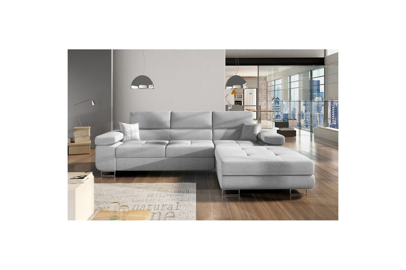 Sektionssoffa Eltap Armando 289x85x203 cm - Sawana 21, Grå, Höger - Möbler - Soffa - Divansoffor & schäslongsoffa