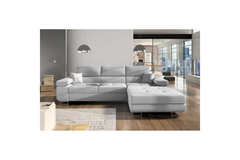 Sektionssoffa Eltap Armando 289x85x203 cm - Sawana 21, Grå, Höger - Möbler - Soffa - Divansoffor & schäslongsoffa