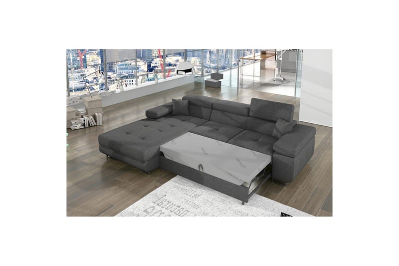 Sektionssoffa Eltap Armando 289x85x203 cm - Sawana 21, Grå, Vänster - Möbler - Soffa - Divansoffor & schäslongsoffa