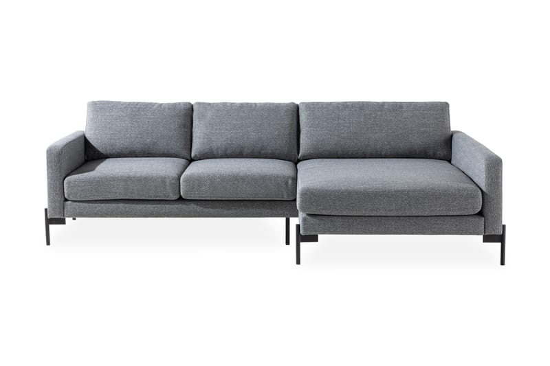 Skonsam Divansoffa Höger - Grå - Divansoffor & schäslongsoffa - 4 sits soffa med divan