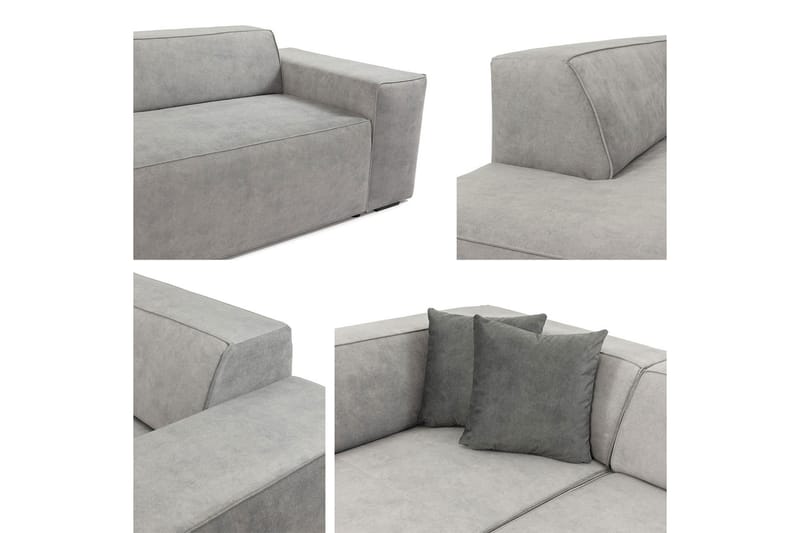 Slucajno 6-sits Soffa Vänster - Beige - Möbler - Soffa - Divansoffor & schäslongsoffa