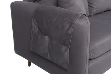 Sofiko Divansoffa Höger - Antracit/Natur - Möbler - Soffa - Divansoffor & schäslongsoffa