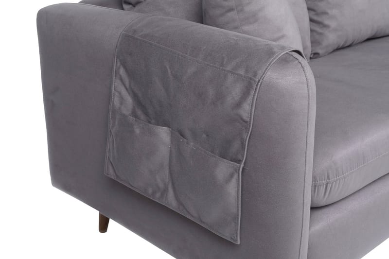 Sofiko Divansoffa Höger - Grå/Natur - Möbler - Soffa - Divansoffor & schäslongsoffa