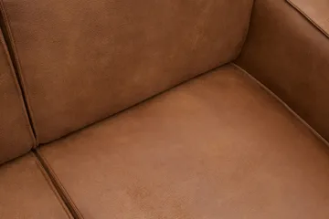 Statement 3-sits Vänster Hörnsoffa med Divan i Konstläder - Cognac - Möbler - Soffa - Divansoffor & schäslongsoffa