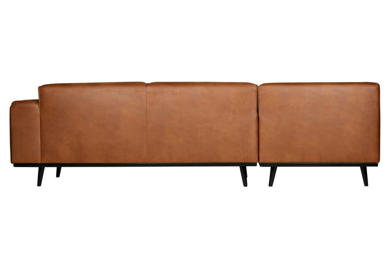 Statement 3-sits Vänster Hörnsoffa med Divan i Konstläder - Cognac - Möbler - Soffa - Divansoffor & schäslongsoffa