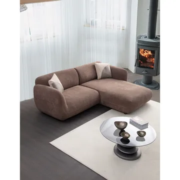 Talrosen 3-sits Soffa med Divan - Brun - M öbler - Soffa - Divansoffor & schäslongsoffa