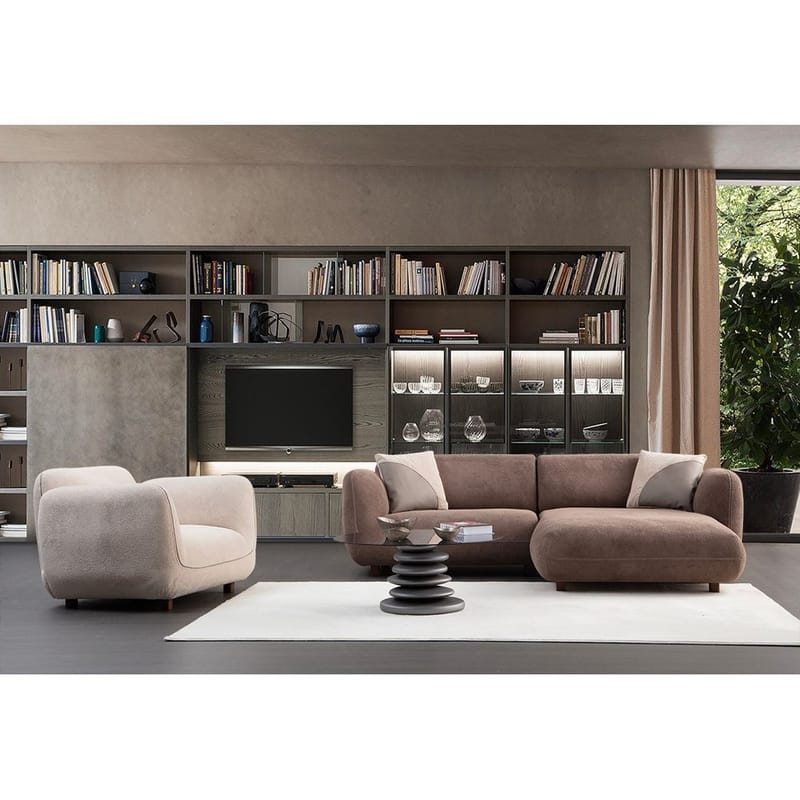 Talrosen 3-sits Soffa med Divan - Brun - Möbler - Soffa - Divansoffor & schäslongsoffa