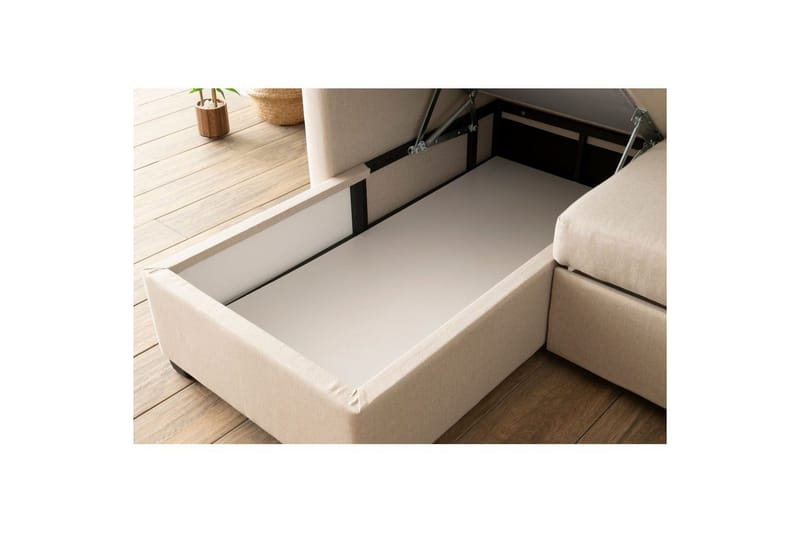 Tareen Soffa med Divan 3-sits - Beige - Möbler - Soffa - Divansoffor & schäslongsoffa