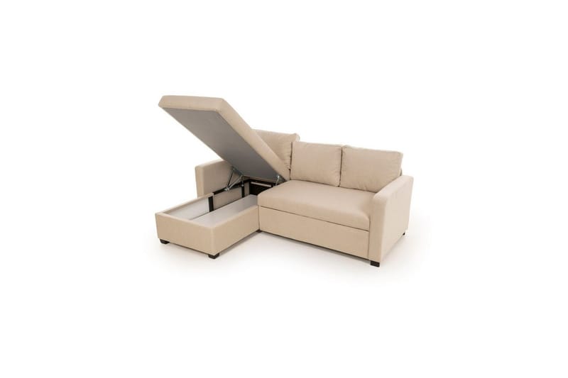 Tareen Soffa med Divan 3-sits - Beige - Möbler - Soffa - Divansoffor & schäslongsoffa