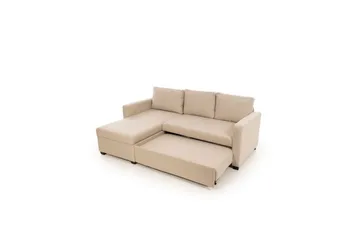 Tareen Soffa med Divan 3-sits - Beige - Möbler - Soffa - Bäddsoffa - Bäddsoffa divan