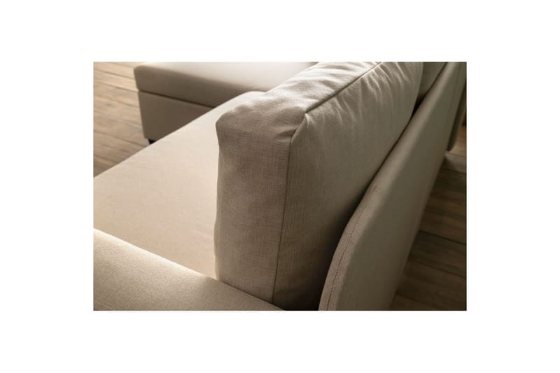 Tareen Soffa med Divan 3-sits - Beige - Möbler - Soffa - Divansoffor & schäslongsoffa