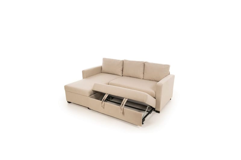 Tareen Soffa med Divan 3-sits - Beige - Möbler - Soffa - Divansoffor & schäslongsoffa