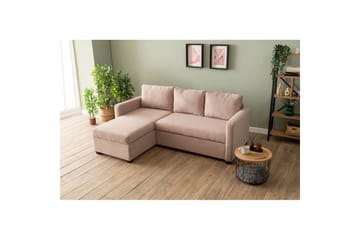 Tareen Soffa med Divan 3-sits - Brun - Möbler - Soffa - Bäddsoffa - Bäddsoffa divan