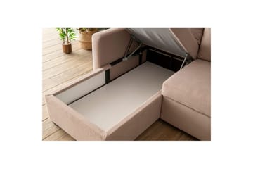 Tareen Soffa med Divan 3-sits - Brun - Möbler - Soffa - Bäddsoffa - Bäddsoffa divan