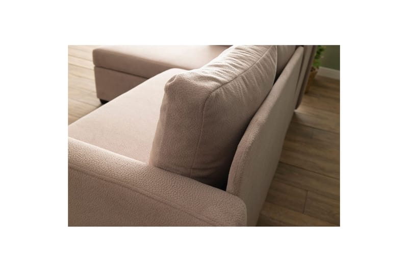 Tareen Soffa med Divan 3-sits - Brun - Möbler - Soffa - Divansoffor & schäslongsoffa