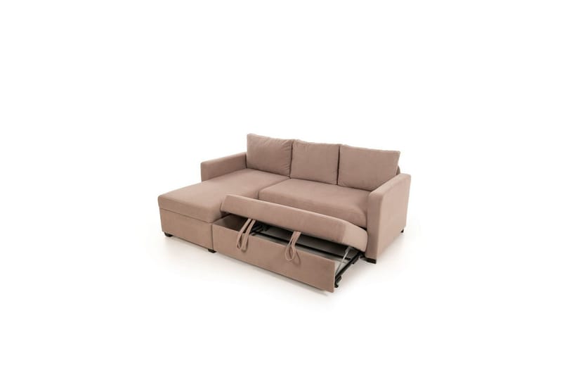 Tareen Soffa med Divan 3-sits - Brun - Möbler - Soffa - Divansoffor & schäslongsoffa