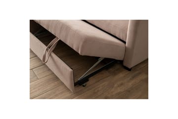Tareen Soffa med Divan 3-sits - Brun - Möbler - Soffa - Bäddsoffa - Bäddsoffa divan