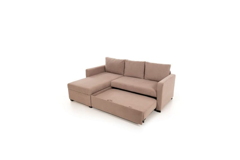 Tareen Soffa med Divan 3-sits - Brun - Möbler - Soffa - Divansoffor & schäslongsoffa