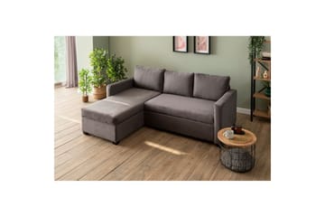 Tareen Soffa med Divan 3-sits - Grå - Möbler - Soffa - Bäddsoffa - Bäddsoffa divan
