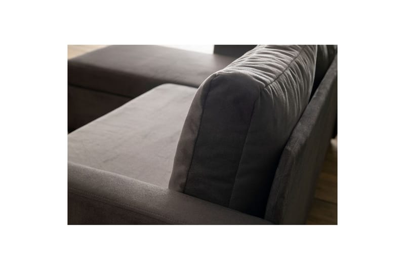 Tareen Soffa med Divan 3-sits - Grå - Möbler - Soffa - Divansoffor & schäslongsoffa