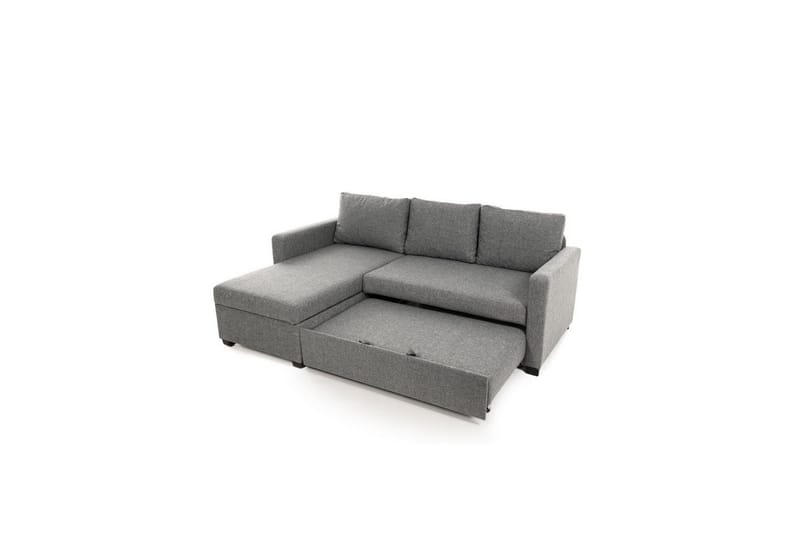 Tareen Soffa med Divan 3-sits - Ljusgrå - Möbler - Soffa - Divansoffor & schäslongsoffa