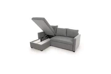 Tareen Soffa med Divan 3-sits - Ljusgrå - Möbler - Soffa - Bäddsoffa - Bäddsoffa divan