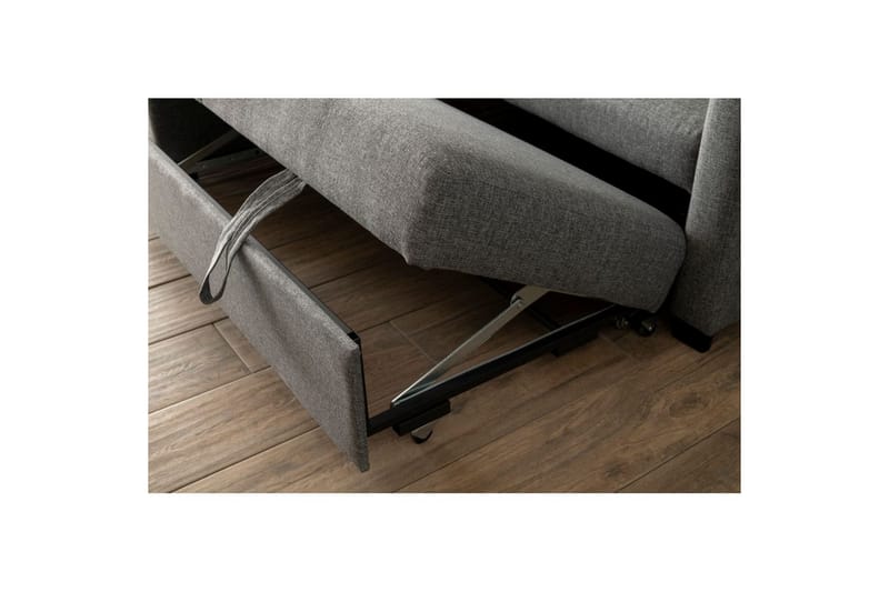 Tareen Soffa med Divan 3-sits - Ljusgrå - Möbler - Soffa - Divansoffor & schäslongsoffa