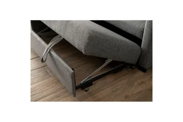 Tareen Soffa med Divan 3-sits - Ljusgrå - Möbler - Soffa - Bäddsoffa - Bäddsoffa divan