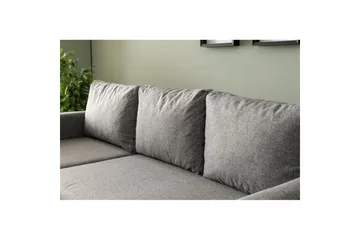 Tareen Soffa med Divan 3-sits - Ljusgrå - Möbler - Soffa - Bäddsoffa - Bäddsoffa divan