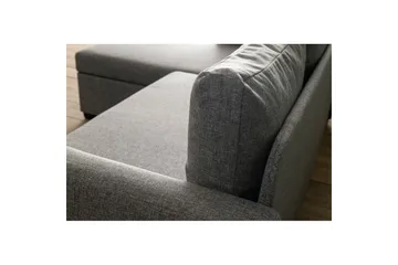 Tareen Soffa med Divan 3-sits - Ljusgrå - Möbler - Soffa - Bäddsoffa - Bäddsoffa divan