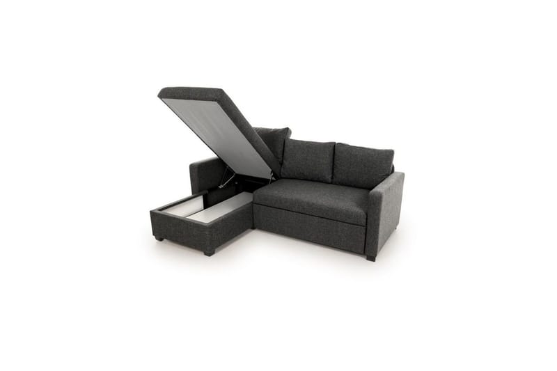 Tareen Soffa med Divan 3-sits - Mörkgrå - Möbler - Soffa - Divansoffor & schäslongsoffa