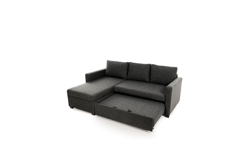 Tareen Soffa med Divan 3-sits - Mörkgrå - Möbler - Soffa - Divansoffor & schäslongsoffa
